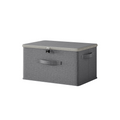 SOGA (45x35x25cm) Grey Fabric Storage Box Home Organizer