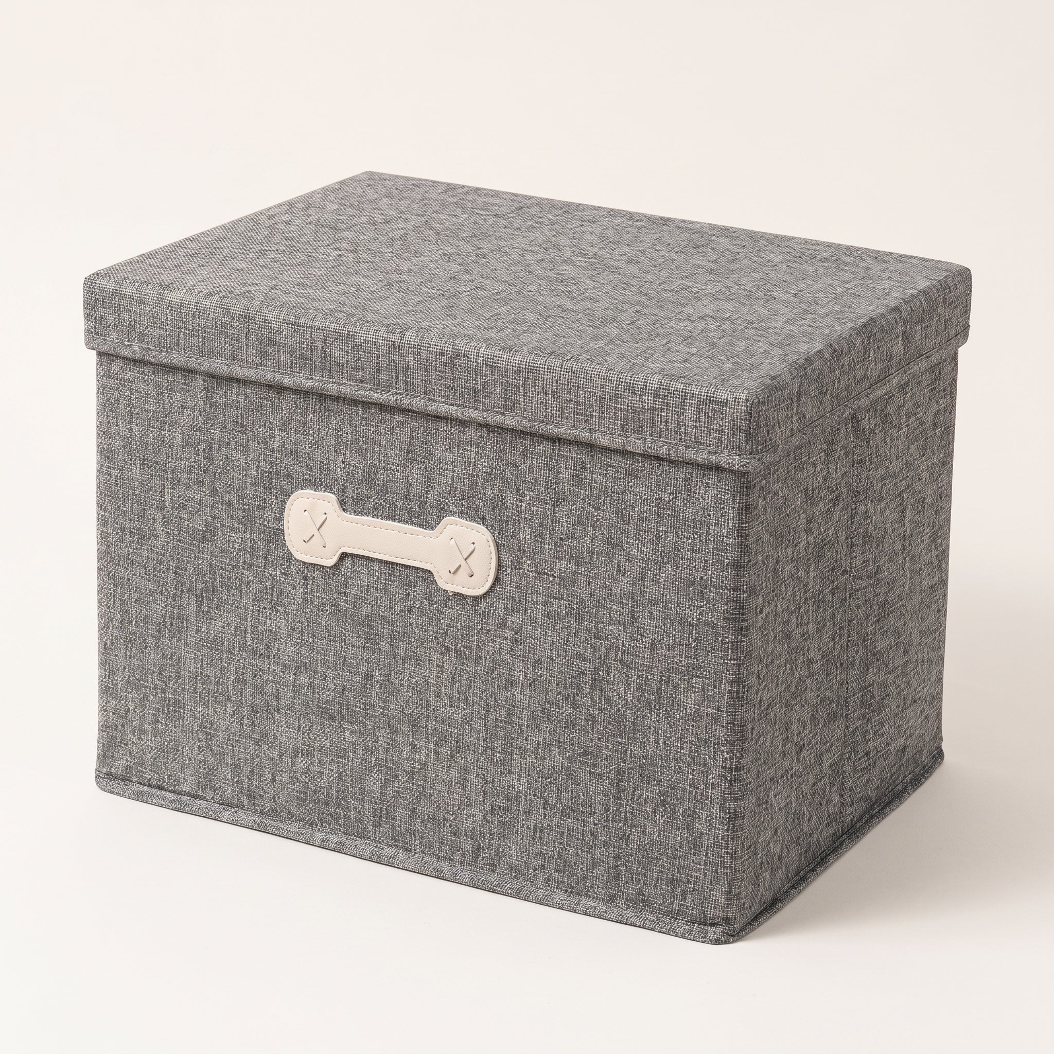 SOGA (40x30x25cm) Grey 30L Fabric Storage Box Organizer