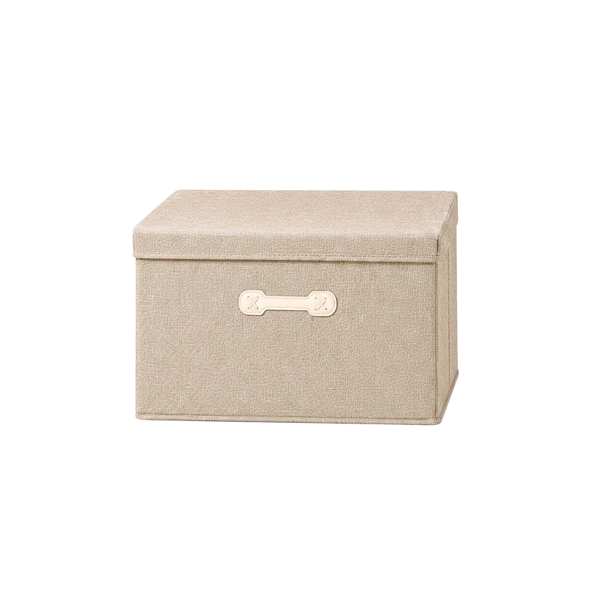 SOGA (35x28x18cm) Khaki 18L Fabric Storage Box Organizer
