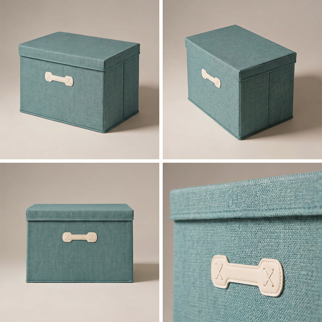 SOGA (35x28x18cm) Green 18L Fabric Storage Box Organizer