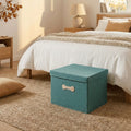 SOGA (35x28x18cm) Green 18L Fabric Storage Box Organizer