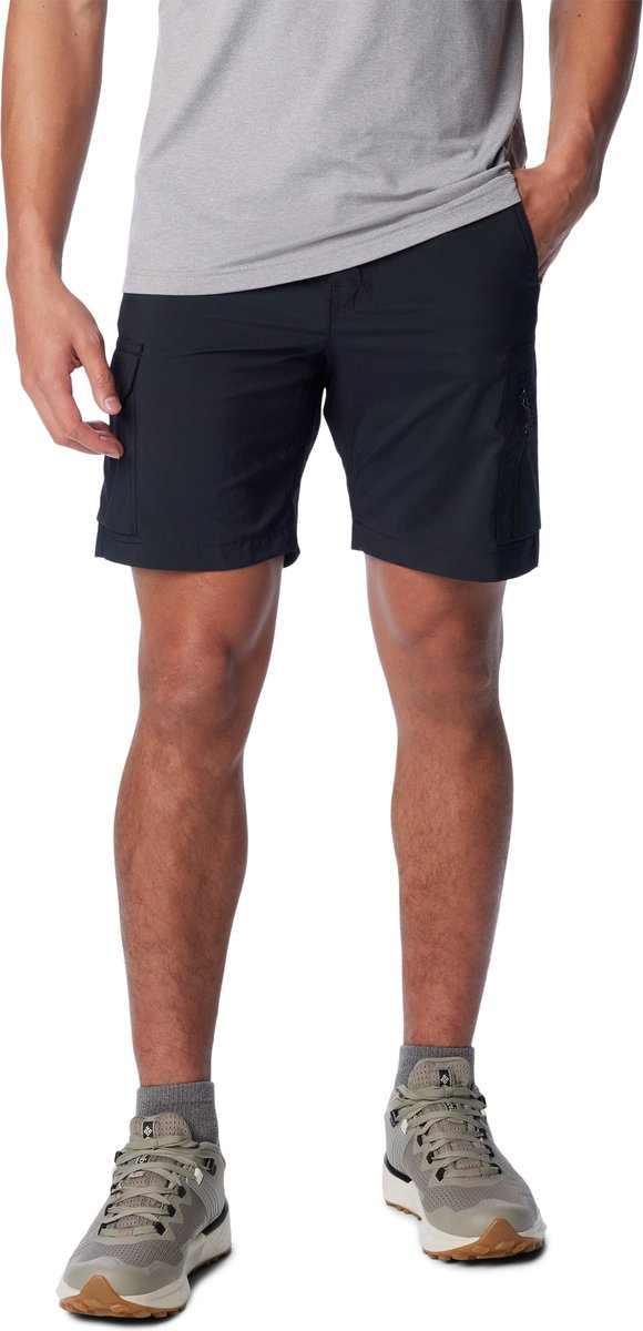 Columbia silver ridge™ utility cargo shorts men's outdoor trousers - black