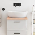 Vidaxl washbasin top 40x50x(2-4) cm untreated solid wood