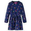 Vidaxl girls' dress 116 navy blue