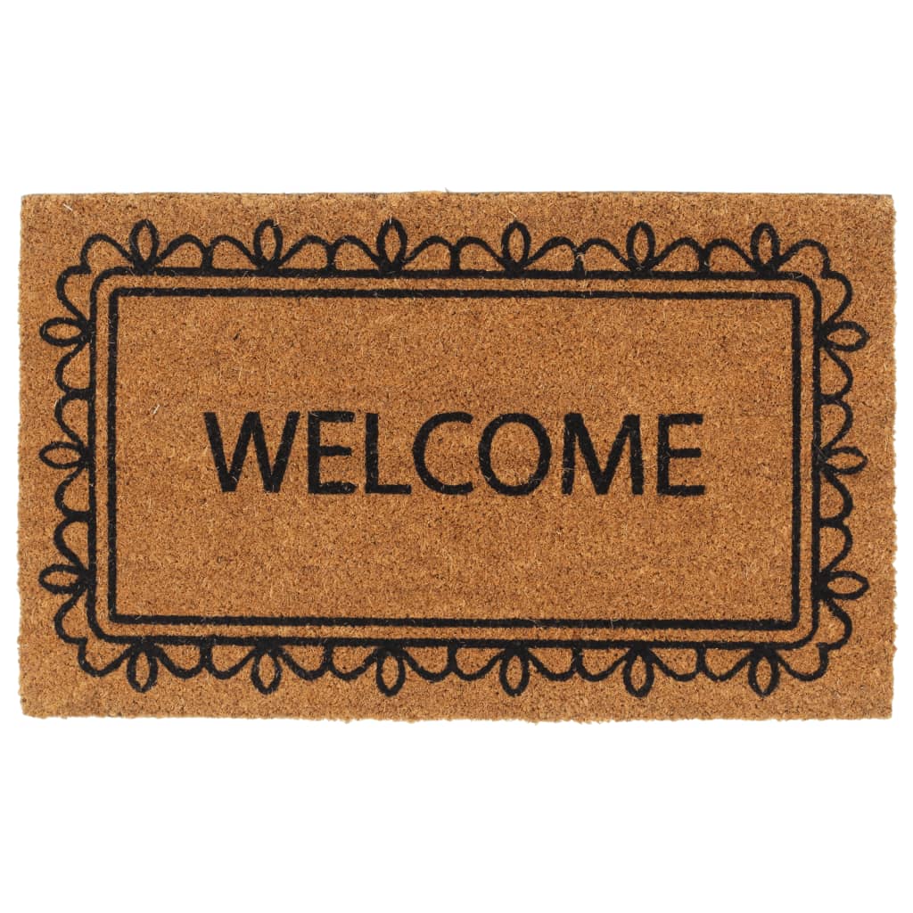 Vidaxx doormat 45x75 cm tufted coconut fiber natural