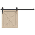 Vidaxx hanging set for sliding door 91 cm carbon steel