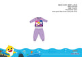 Baby Shark baby pajamas - jersey cotton pajamas - purple - 98