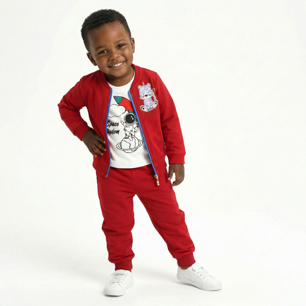 Space Freedom Cotton Joggers Set