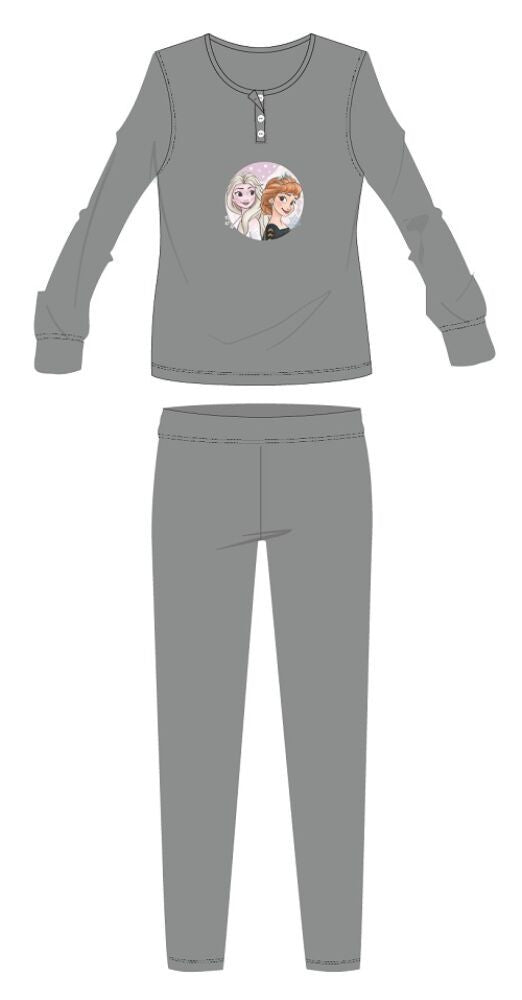 Disney Ice Magic cotton flannel pajamas - winter thick pajamas for kids - grey - 110