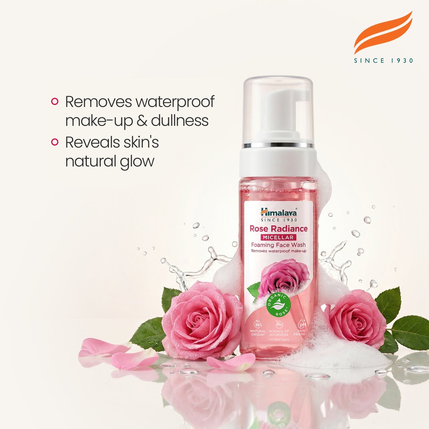 Himalaya Rose Radiance Micellar Foaming Face Wash - 150ml