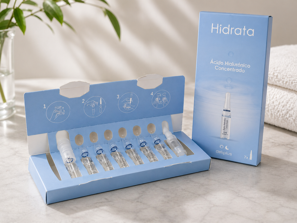 Deliplus – Ampoules à l’Acide Hyaluronique Concentrées Hydratantes