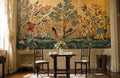 Chinoiserie Garden Birds Wall Mural