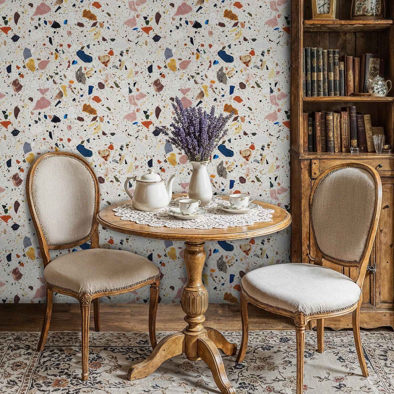 Vibrant Terrazzo Stone Wallpaper