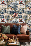 Equestrian Hunt Scenic Wallpaper
