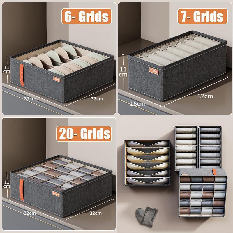 Durable Oxford Organizer Closet Storage for Clothes Underwear and Accessories